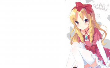 Картинка аниме eromanga-sensei девушка фон взгляд