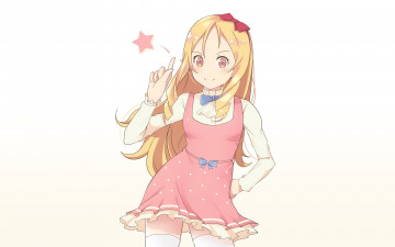 Картинка аниме eromanga-sensei взгляд девушка фон