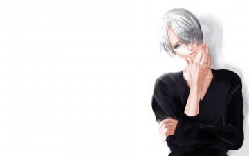 Картинка аниме yuri+on+ice виктор