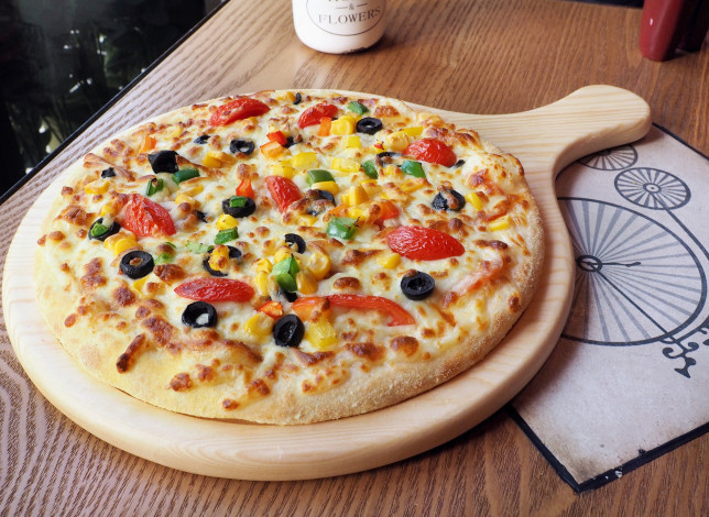 Обои картинки фото еда, пицца