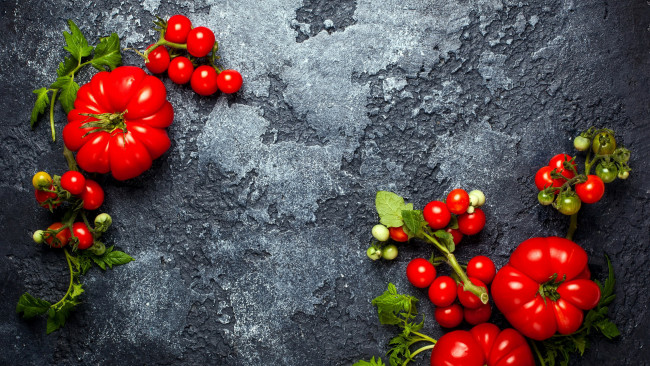 Обои картинки фото еда, помидоры, томаты