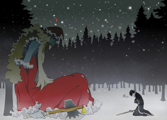 Обои картинки фото аниме, sword art online, двое