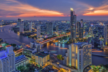 Картинка bangkok +thailand города бангкок+ таиланд простор