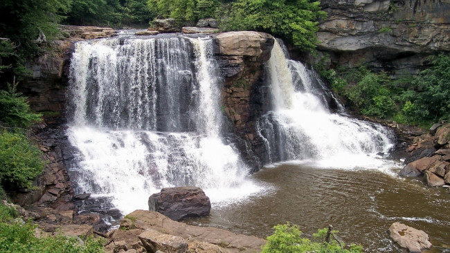 Обои картинки фото природа, водопады, камни, водопад