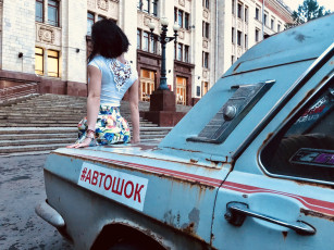 Картинка автомобили -авто+с+девушками gaz 24