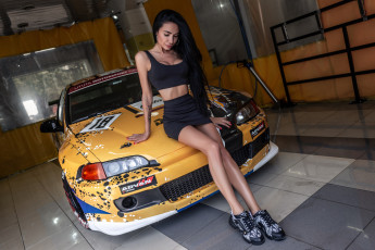 Картинка автомобили -авто+с+девушками honda civic