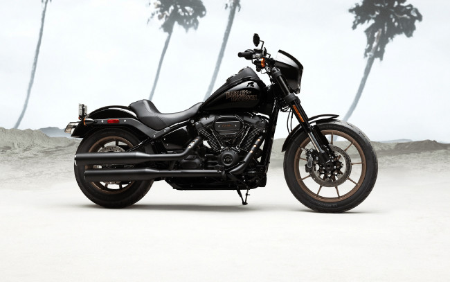 Обои картинки фото 2020 harley-davidson low rider s, мотоциклы, harley-davidson, harley, davidson, low, rider, s, вид, сбоку, 2020, года, американские