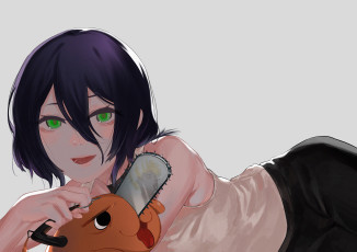 Картинка аниме chainsaw+man chainsaw man