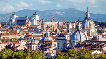 Картинка города рим +ватикан+ италия панорама