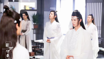 Картинка кино+фильмы the+untamed вэй усянь лань ванцзы ученики знакомство