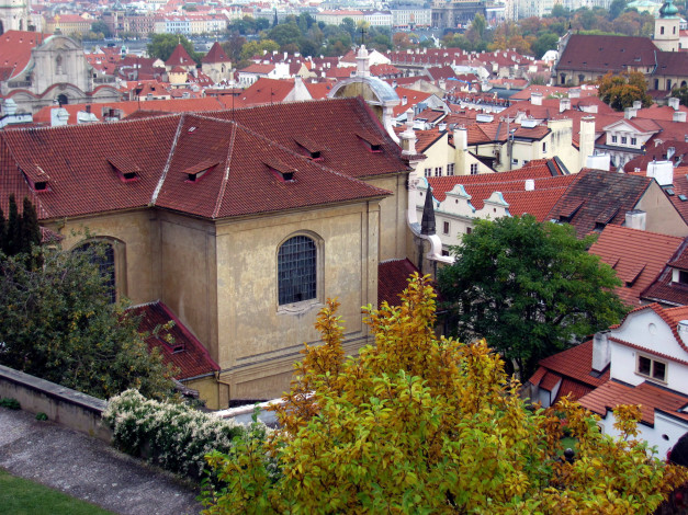 Обои картинки фото города, прага , чехия, панорама