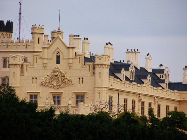 Обои картинки фото lednice castle, города, замок леднице , чехия, lednice, castle
