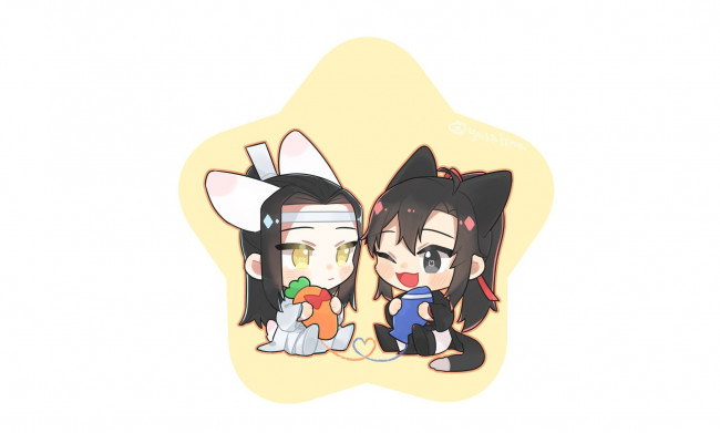 Обои картинки фото аниме, mo dao zu shi, the, untamed, неукротимый, повелитель, чэньцин, мосян, тунсю, mo, dao, zu, shi, магистр, дьявольского, культа