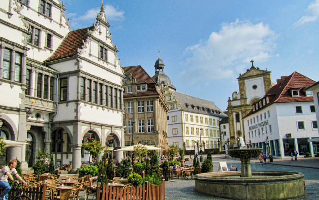 Обои картинки фото paderborn, germany, города, - улицы,  площади,  набережные
