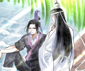 Картинка аниме mo+dao+zu+shi цзян чен лань сичэнь