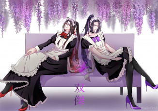 Картинка аниме mo+dao+zu+shi цзян чэн вэй усянь диван горничные