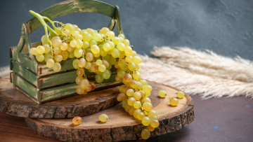 Картинка еда виноград спелый грозди