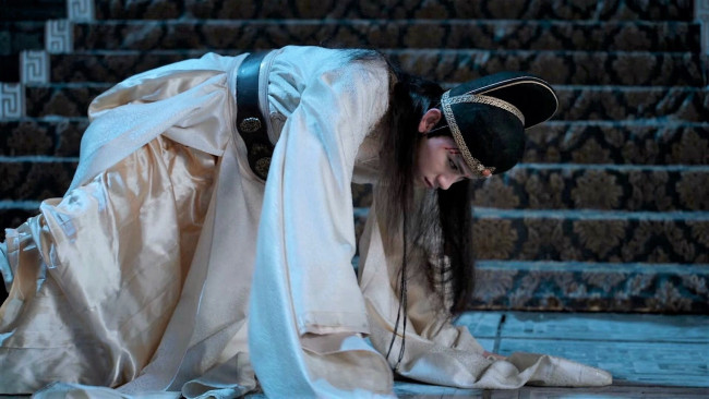 Обои картинки фото кино фильмы, the untamed, цзинь, гуанъяо, лестница