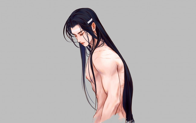 Обои картинки фото аниме, mo dao zu shi, лань, ванцзы, купание