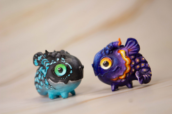 Обои картинки фото разное, игрушки, дракончики