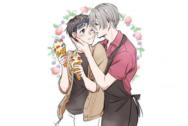 Обои картинки фото аниме, yuri on ice, yuri, on, ice