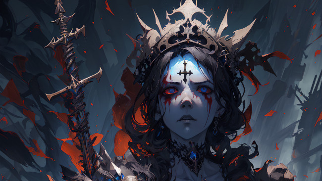 Обои картинки фото аниме, unknown,  другое , нейросети, графика, нейроарт, ai, art, нейронные, сети, рисунки, нейро, искусство