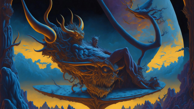 Обои картинки фото фэнтези, демоны, нейросети, графика, нейроарт, ai, art, нейронные, сети, рисунки, нейро, искусство, абстракция