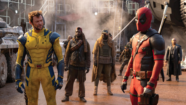 Обои картинки фото deadpool & wolverine  ,  2024 , кино фильмы, deadpool & wolverine, дэдпул, и, росомаха, фантастика, боевик, комедия, ryan, reynolds, hugh, jackman, кадры, из, фильма