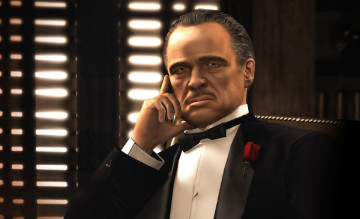 Картинка видео+игры the+godfather мафиози бандит костюм роза