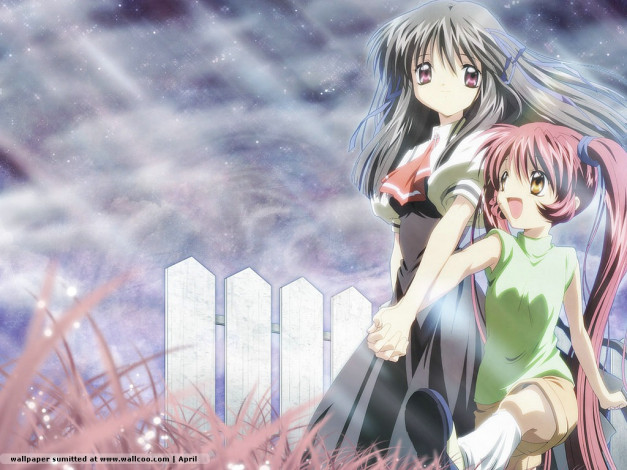 Обои картинки фото аниме, air