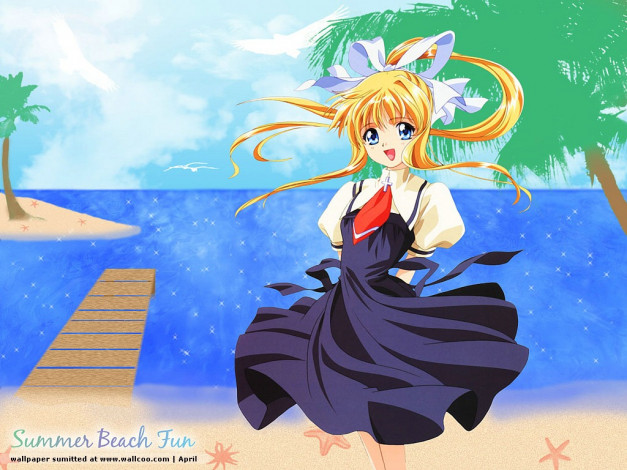 Обои картинки фото аниме, air