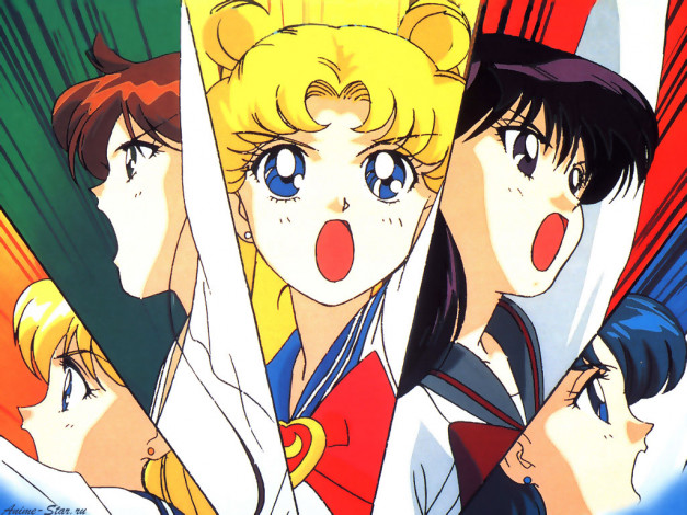 Обои картинки фото аниме, sailor, moon