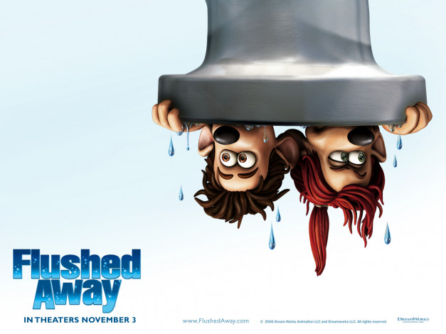 Обои картинки фото мультфильмы, flushed, away