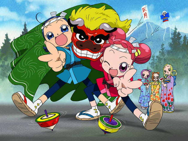 Обои картинки фото аниме, ojamajo, doremi