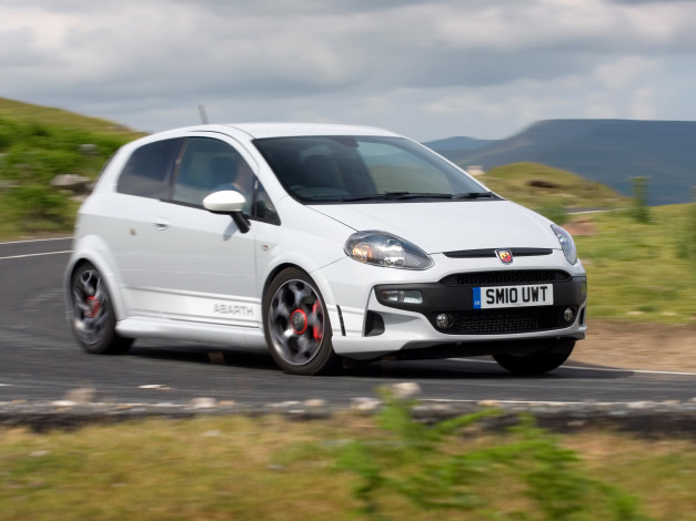 Обои картинки фото abarth, punto, evo, 2010, автомобили, fiat