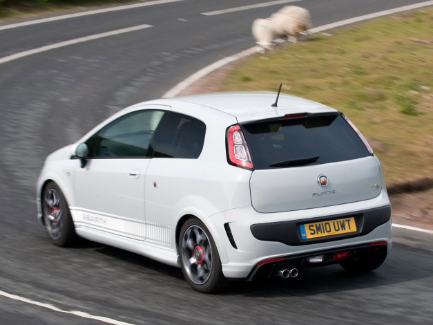 Обои картинки фото abarth, punto, evo, 2010, автомобили, fiat