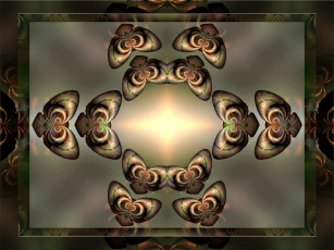 Картинка 3д графика fractal фракталы фрактал