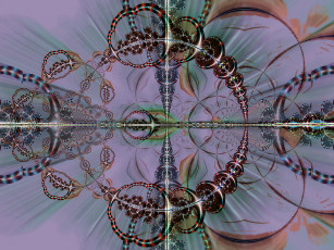 Картинка 3д графика fractal фракталы фрактал