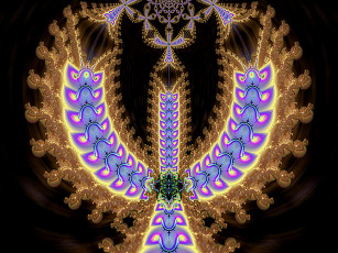 Картинка 3д графика fractal фракталы фрактал