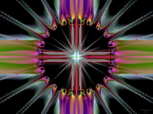 Картинка 3д графика fractal фракталы фрактал