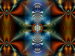 Картинка 3д графика fractal фракталы фрактал