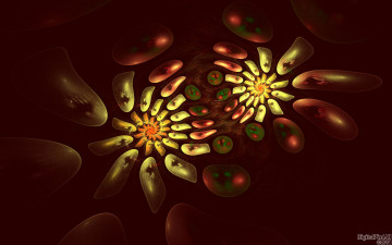 Картинка 3д графика fractal фракталы