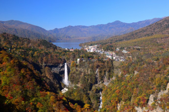 Картинка природа водопады водопад лес