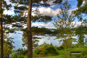 Картинка норвегия берген природа реки озера река