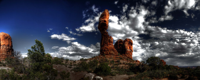 Обои картинки фото природа, горы, панорама