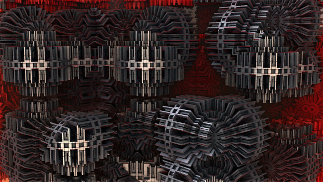 Обои картинки фото 3д, графика, fractal, фракталы, шестеренки