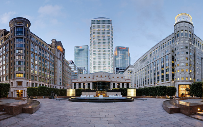 Обои картинки фото города, здания, дома, фонтан, здание