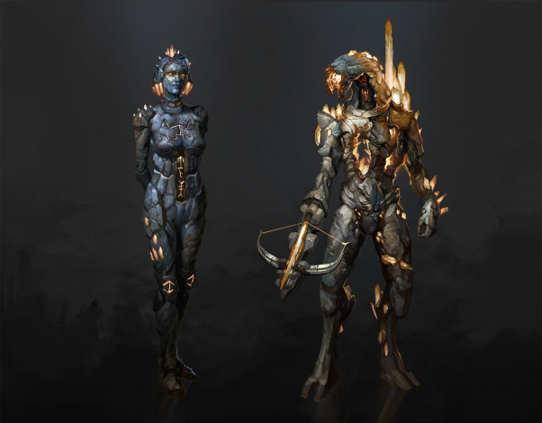 Обои картинки фото фэнтези, существа, арбалет