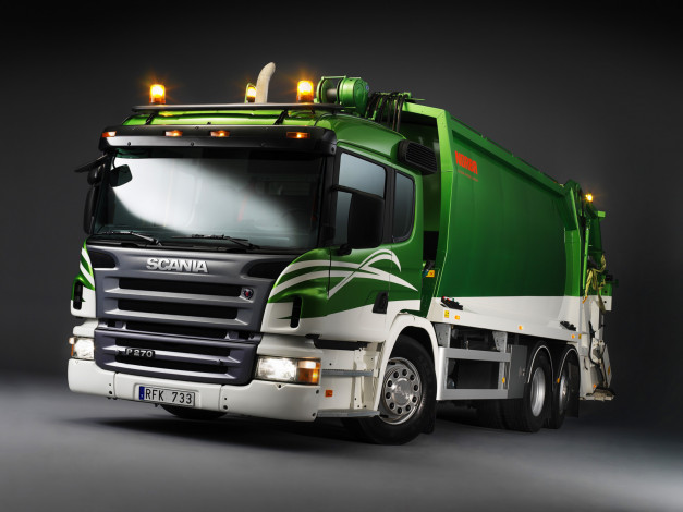 Обои картинки фото автомобили, мусоровозы, auto, scania