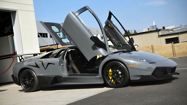 Обои картинки фото lamborghini, murcielago, автомобили, спортивные, италия, automobili, s, p, a
